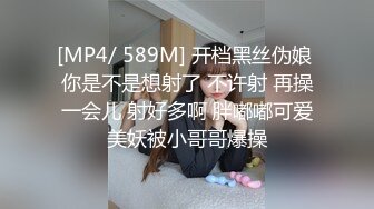 [MP4/ 589M] 开档黑丝伪娘 你是不是想射了 不许射 再操一会儿 射好多啊 胖嘟嘟可爱美妖被小哥哥爆操