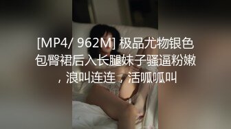 [MP4/ 962M] 极品尤物银色包臀裙后入长腿妹子骚逼粉嫩，浪叫连连，活呱呱叫