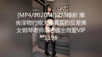 [MP4/2020M]12/3最新 爆肏淫物约炮大神真实约反差美女钢琴老师酒店露出做爱VIP1196