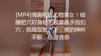 [MP4]情趣制服尤物美女！细腰肥穴好身材！按摩器手指扣穴，假屌双管齐下，爽的呻吟不断，极度诱惑