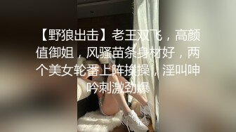 【野狼出击】老王双飞，高颜值御姐，风骚苗条身材好，两个美女轮番上阵挨操，淫叫呻吟刺激劲爆