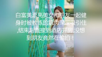 白富美漂亮美女和朋友一起健身时被教练的肌肉深深吸引住,结束后直接到酒店开房,没想到朋友竟然在偷拍！