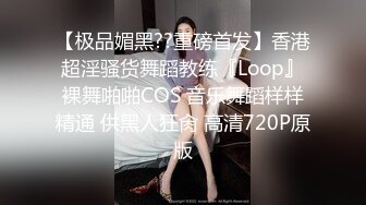 【极品媚黑??重磅首发】香港超淫骚货舞蹈教练『Loop』裸舞啪啪COS 音乐舞蹈样样精通 供黑人狂肏 高清720P原版