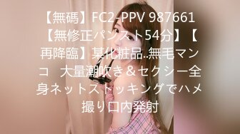 【無碼】FC2-PPV 987661 【無修正パンスト54分】【再降臨】某化粧品..無毛マンコ♥大量潮吹き＆セクシー全身ネットストッキングでハメ撮り口內発射