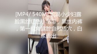 [MP4/ 540M] 饥渴小少妇露脸黑丝红色小吊带，黑丝内裤，第一视角露脸自慰插穴，白浆流出